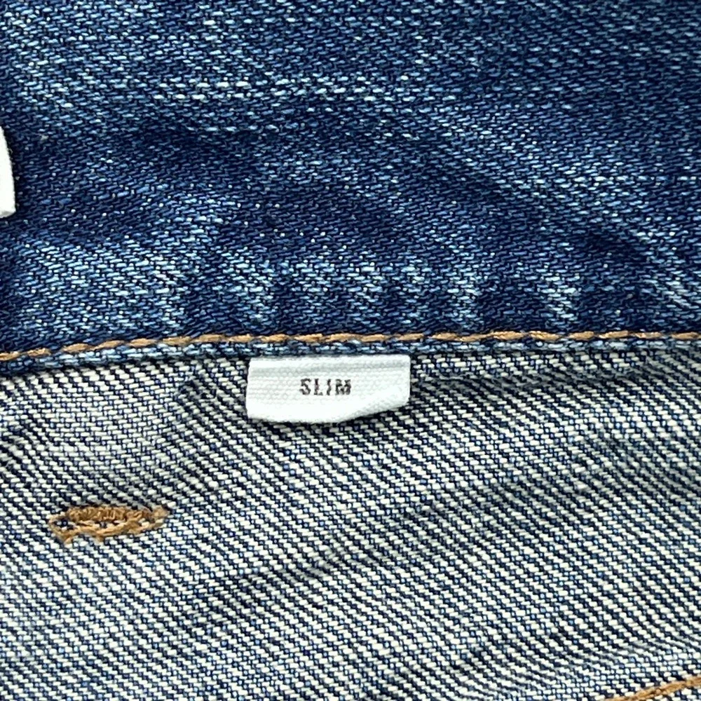 NEW Taylor Stitch The Slim Jeans Mens 30 Blue Sawyer Wash Organic Selvage Denim
